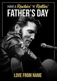Elvis - Personalised Father's Day Card