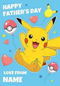Tap to view Pokemon - Father's Day Personalised Card