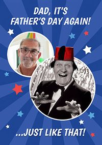 Tommy Cooper - Dad Personalised Father's Day Card