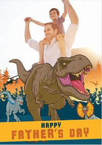 Jurassic World - Father's Day Photo Card