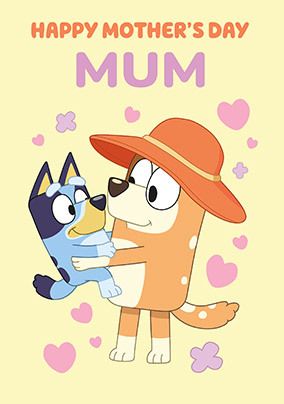Bluey Mothers Day Card