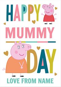 Peppa Pig Personalised Mothers Day Card