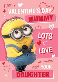Mummy Valentine's Day Minions Card
