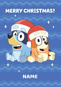 Tap to view Bluey - Merry Christmas Personalised Card