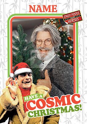 Cosmic Christmas Photo Card