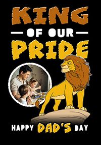 Tap to view The Lion King King Of The Pride Father's Day Photo Card