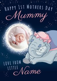 Tap to view Happy 1st Mother's Day Photo Dumbo Card