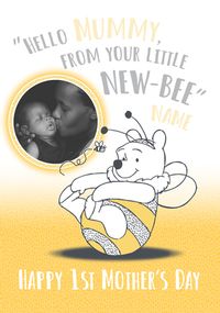 Tap to view Winnie The Pooh New Bee Yellow Mothers Day Card