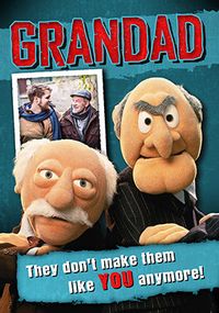 Muppets Grandad Father's Day Photo Card