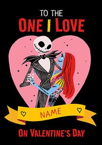 Tap to view Nightmare Before Christmas One I Love Valentine's Day Card