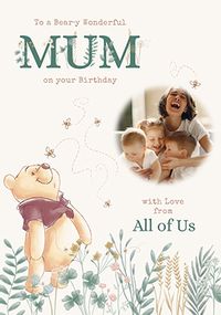 Tap to view Winnie The Pooh Mum From All Of Us Birthday Photo Card