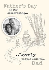 Tap to view To Dad from Daughter Pooh and Piglet Father's Day Card