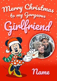 Minnie Girlfriend Christmas Photo Card