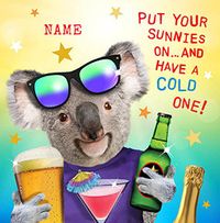 Have a cold One Card