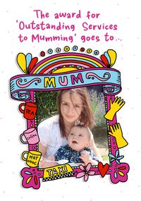 Tap to view Outstanding Mumming Photo Birthday Card
