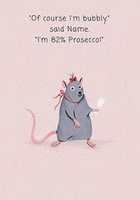 Tap to view Bubbly Personalised Birthday Card