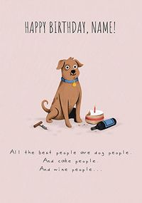 Tap to view Best People Personalised Birthday Card