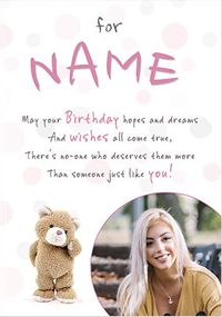 Tap to view Birthday Hopes and Dreams Photo Card
