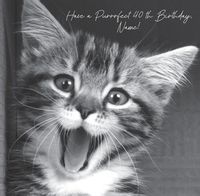 Purrfect 40th Birthday Card