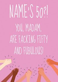 Tap to view 50th Fubulous Birthday Card
