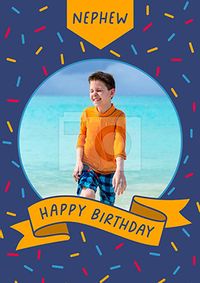 Tap to view Nephew Photo Birthday Card
