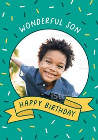 Tap to view Wonderful Son Personalised Card