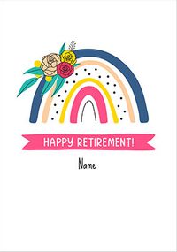 Tap to view Happy Retirement Rainbow Card