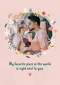 Tap to view Favourite Place in the World Photo Card