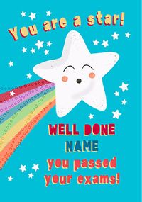 Star Congratulations Personalised Card