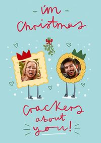 I'm Crackers About You Photo Frames Christmas Card