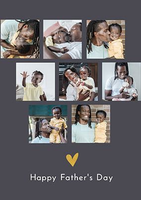 Multi Photo Fathers Day Card