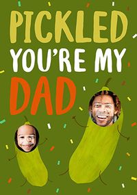 Tap to view Fathers Day Pickled Photo Card