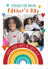 Tap to view Rainbow Fathers Day Photo Card