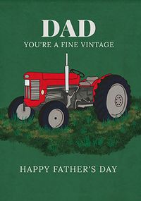 Vintage Fathers Day Card
