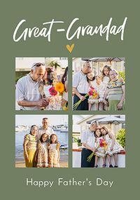 Tap to view Great Grandad Fathers Day Photo Card