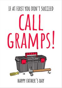 Call Gramps Fathers Day Card