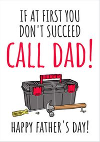 Call Dad Fathers Day Card