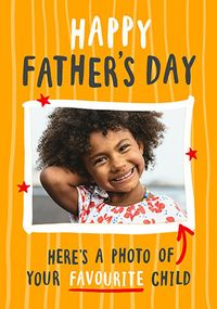 Tap to view Fave Child Photo Father's Day Card