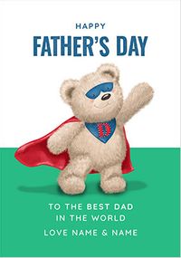 Best Super Dad Personalised Father's Day Card