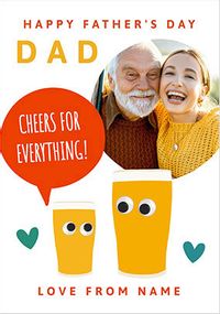 Tap to view Half Pint Father's Day Photo Card