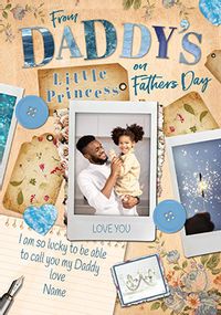 Tap to view Daddy's Little Princess Father's Day Photo Card