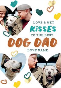 Dog Dad Father's Day Photo Card