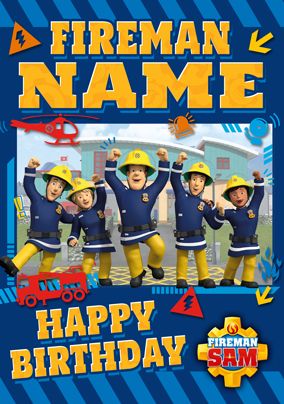 Fireman Sam - Original Hero Birthday Card