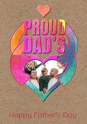 Proud Dads Photo Father's Day Card