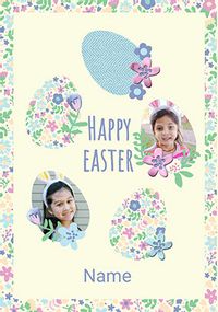 Tap to view Multiple Eggs Personalised Easter Card