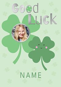 Tap to view Lucky Clovers Good Luck Card