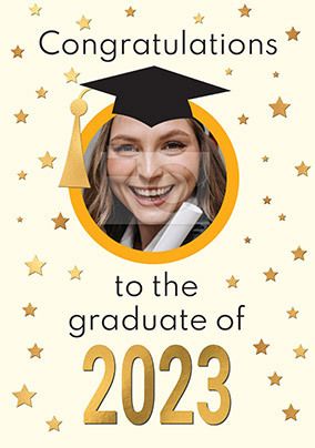 Congratulation Graduate Photo Upload Card