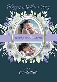 Love You Grandma Photo Mothers Day Card