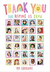 Tap to view Helping us Grow Giant Photo Thank You card