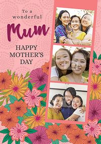 Giant Mothers Day Photo Strip Card